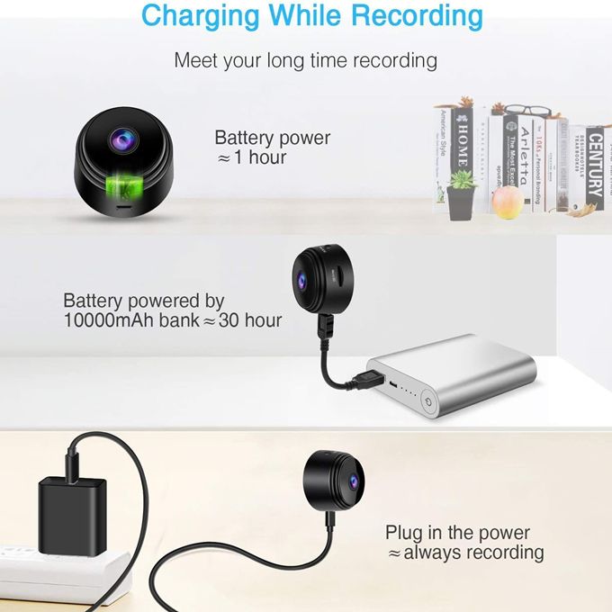 Mini Wireless Hidden Camera IP WIFI Remote Security