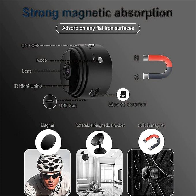 Mini Wireless Hidden Camera IP WIFI Remote Security