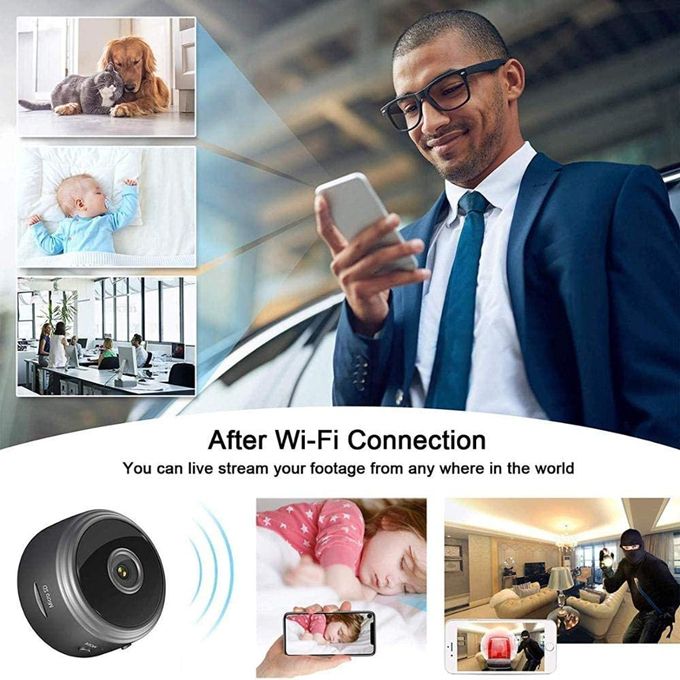 Mini Wireless Hidden Camera IP WIFI Remote Security