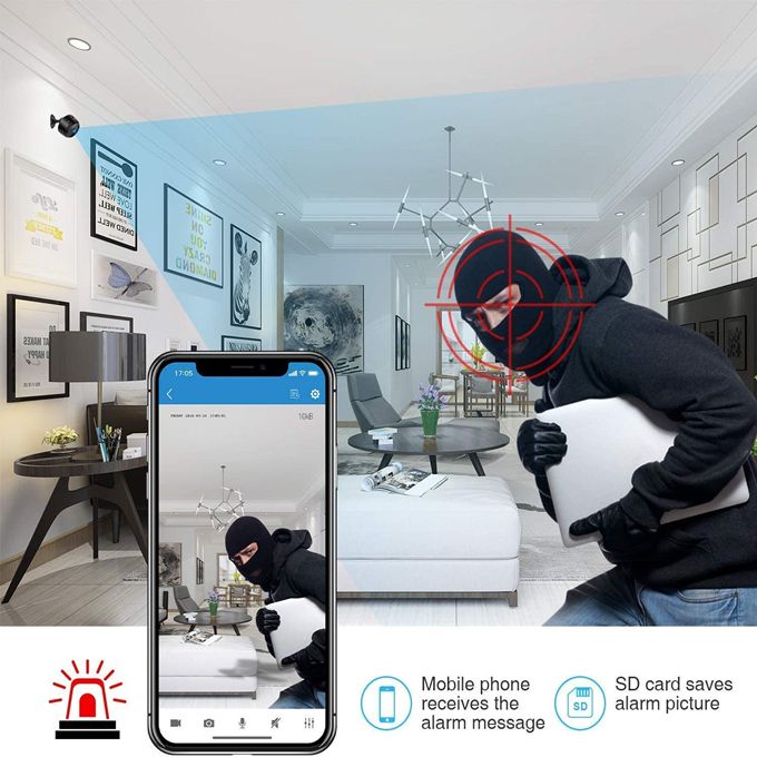 Mini Wireless Hidden Camera IP WIFI Remote Security