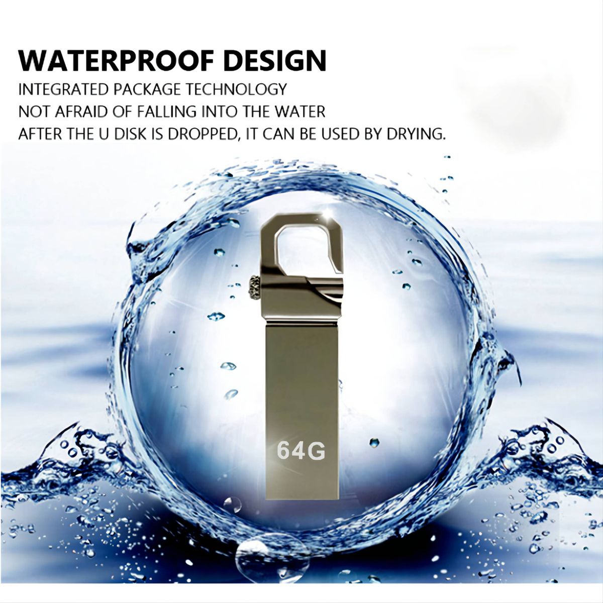 64GB Pendrive Flash . DriveUSB 2.0 Metal High Speed For PC