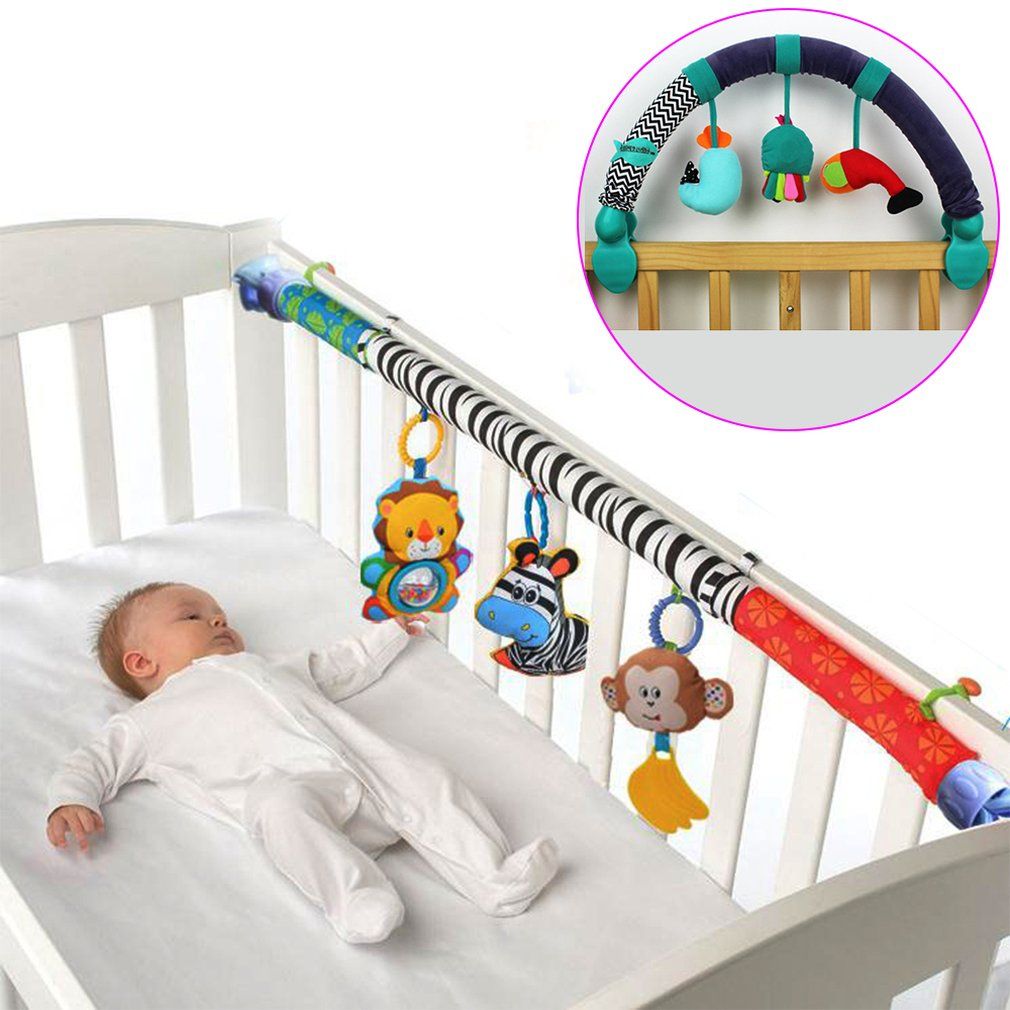 OR Baby Stroller/Bed/Crib Hanging Toys For Tots Cots Seat Cute Plush Rattles Multi-color Mixed