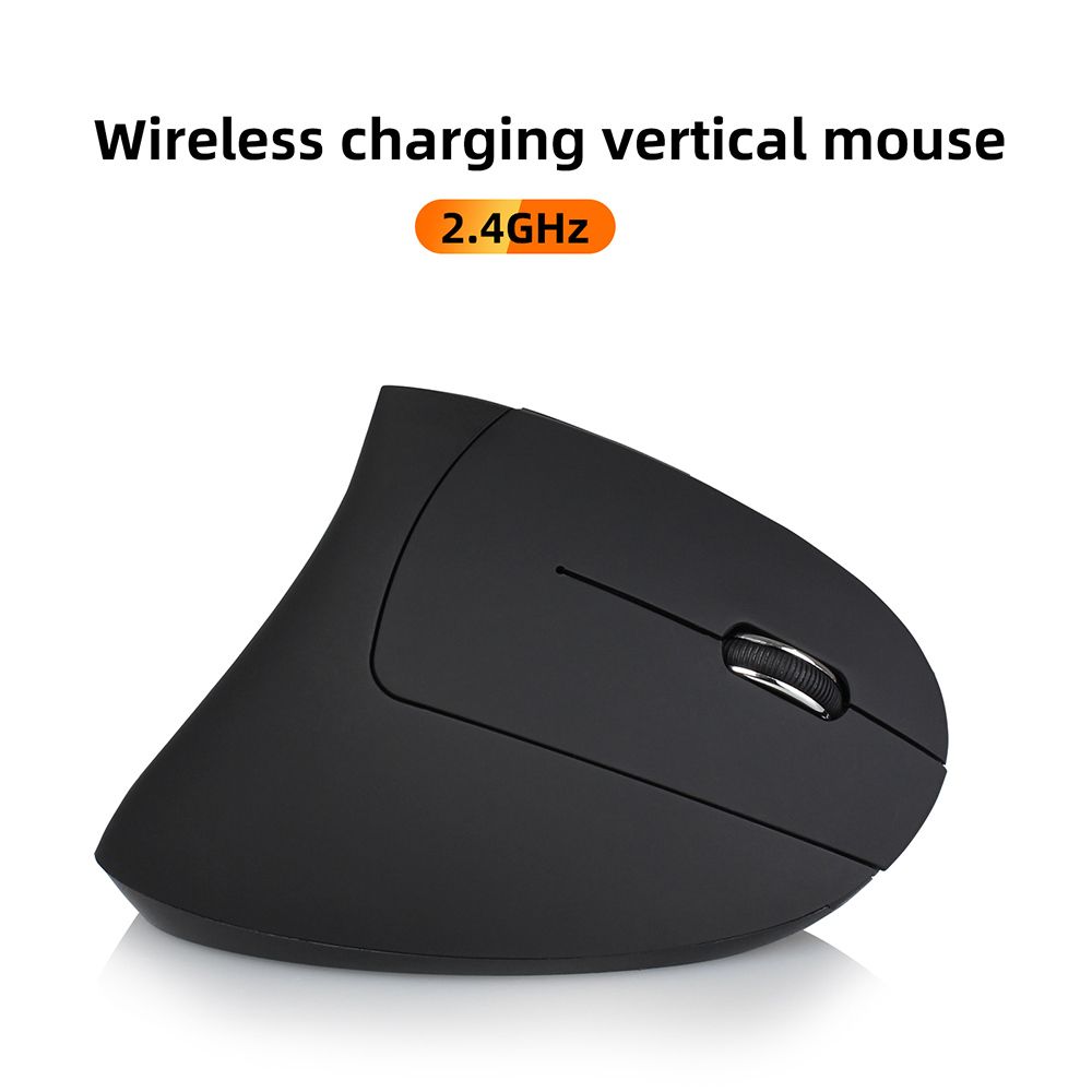 2.4G Wireless Vertical Mouse 6 Keys Ergonomic Rechargeable