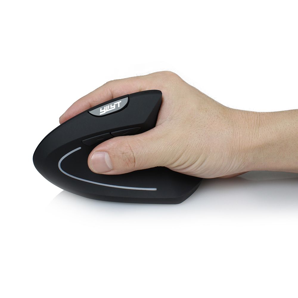 2.4G Wireless Vertical Mouse 6 Keys Ergonomic Rechargeable