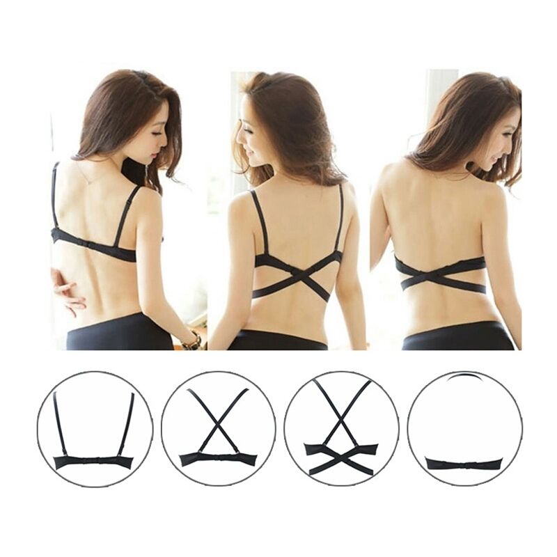 Low Cut Sexy Push Up Bra- Black