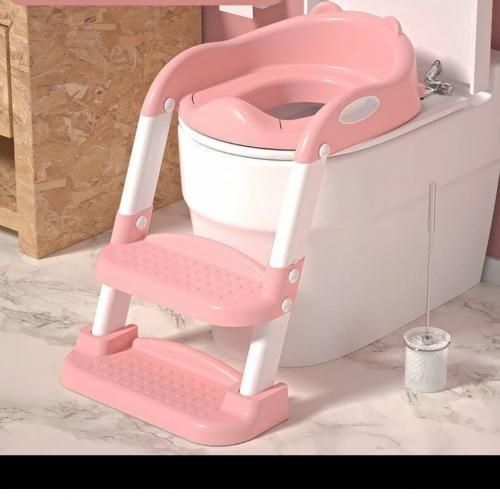 Foldable Children's Comfortable Training Ladder Toilet Seat