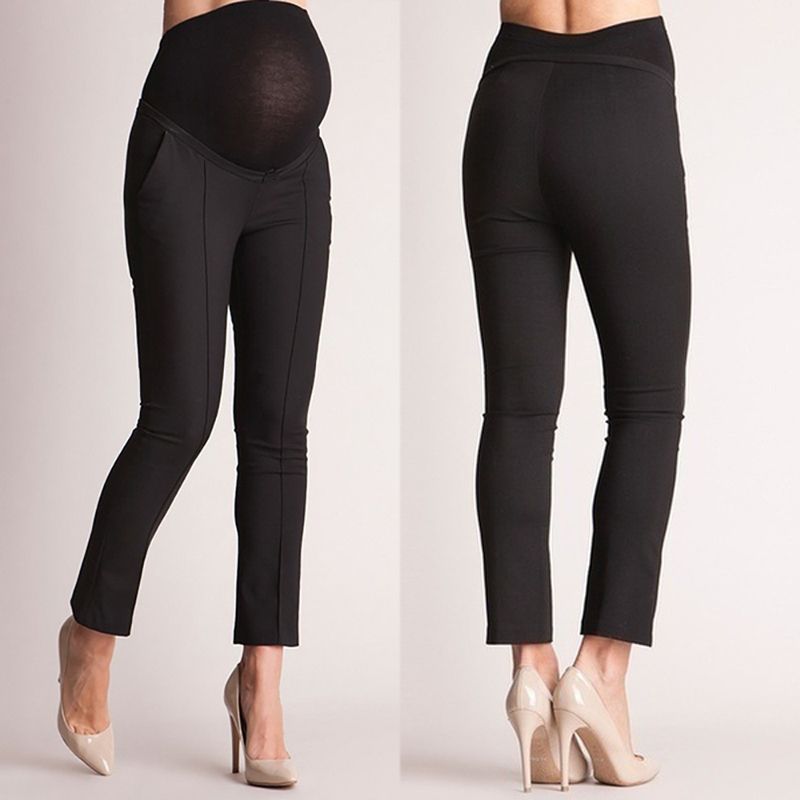 Elastic Belly Protection Maternity Pants Pregnant Women Leings Trouser Pencil