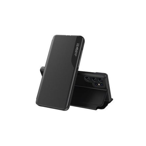 P30 Lite Flip Stand Clear View Case - Black