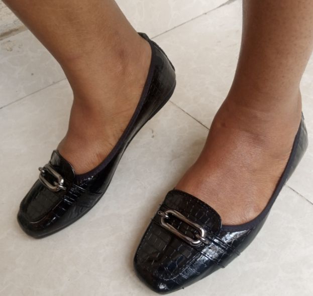 Ladies Flat Shoes - Black