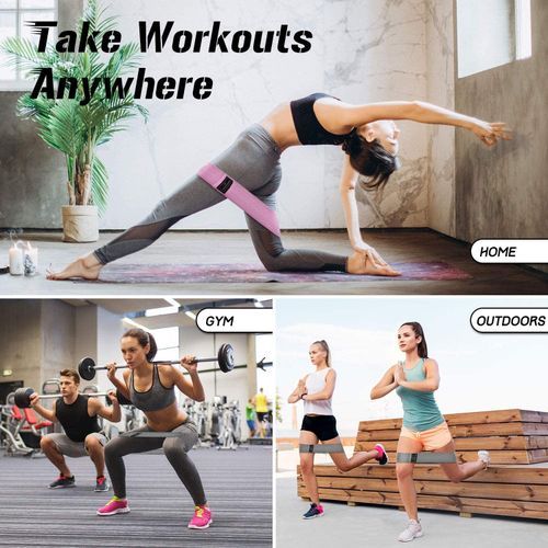 3PCS Elastic Training Band Legs Booty Exercise Bands / Yoga Fitness Resistance BAND