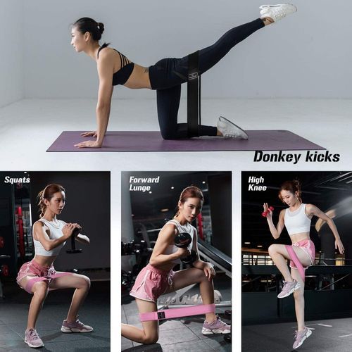 3PCS Elastic Training Band Legs Booty Exercise Bands / Yoga Fitness Resistance BAND