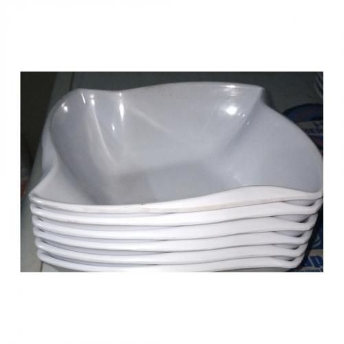 12 Pieces Unbreakable Ceramic Curved And Flat Plates