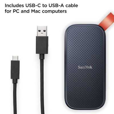 EXTREME PORTABLE SSD 2TB,  Up To 520MB/s - USB-C, USB 3.1