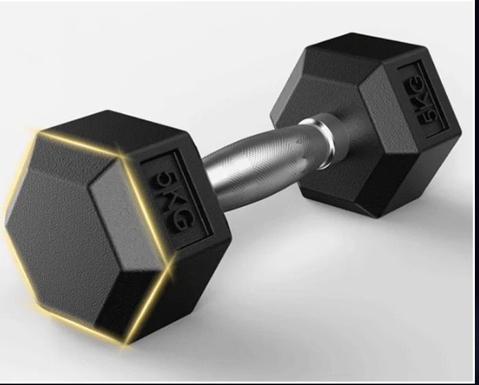 Professional 5kg(X2)  Hexagonal Dumbbell Set(10kg Total)