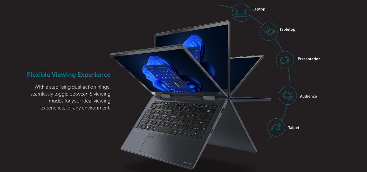 Portege X30W-J X360 Touchscreen 11Th Gen Intel Core I5,1TB SSD, 16GB RAM,13.3",Win 10 Pro