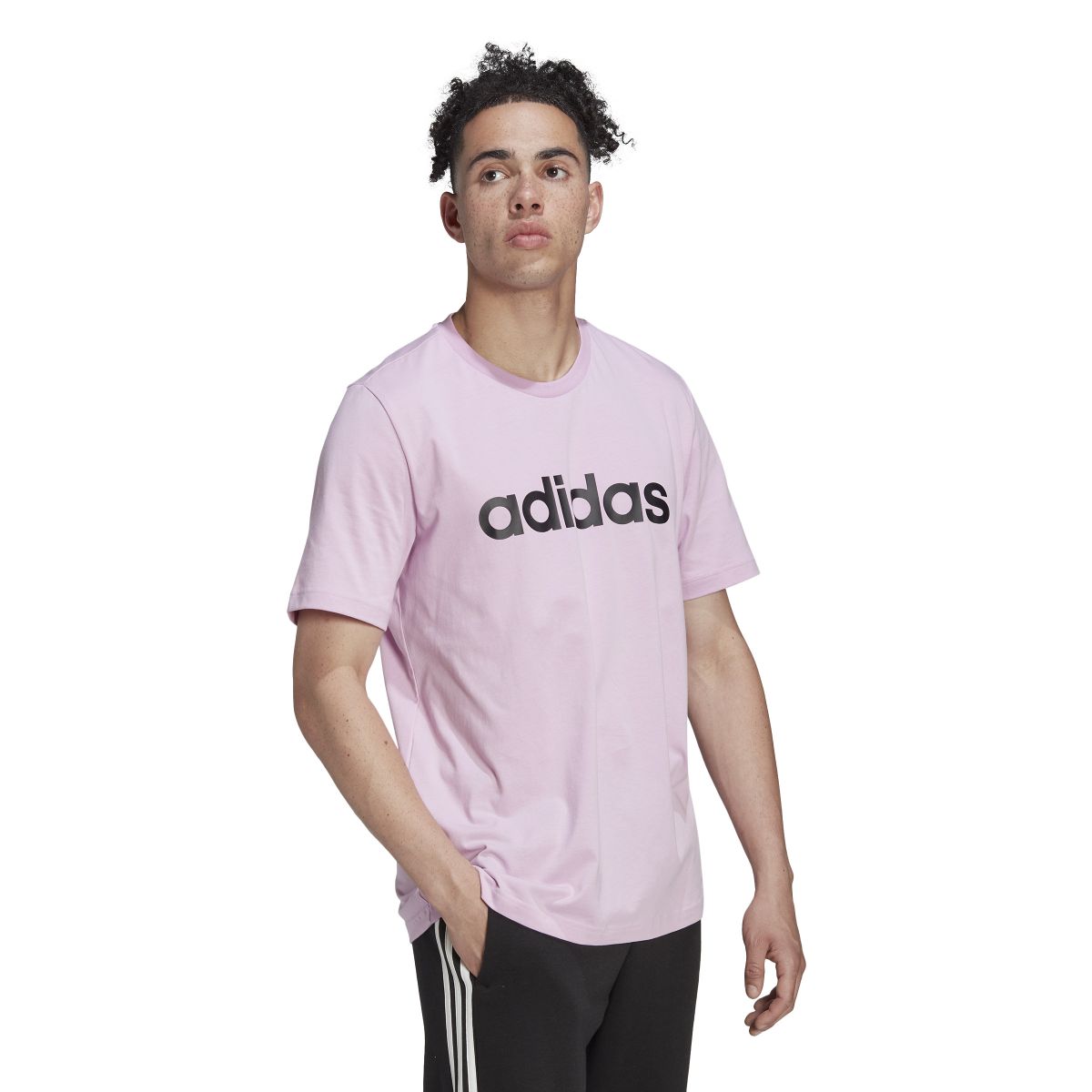 Essentials Embroidered Linear Logo T-Shirt Men
