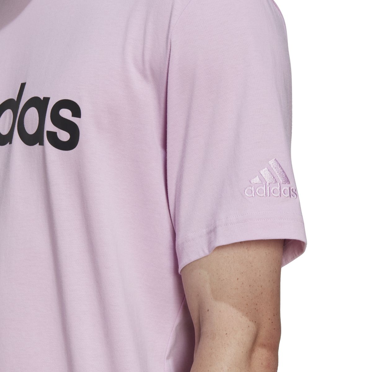 Essentials Embroidered Linear Logo T-Shirt Men