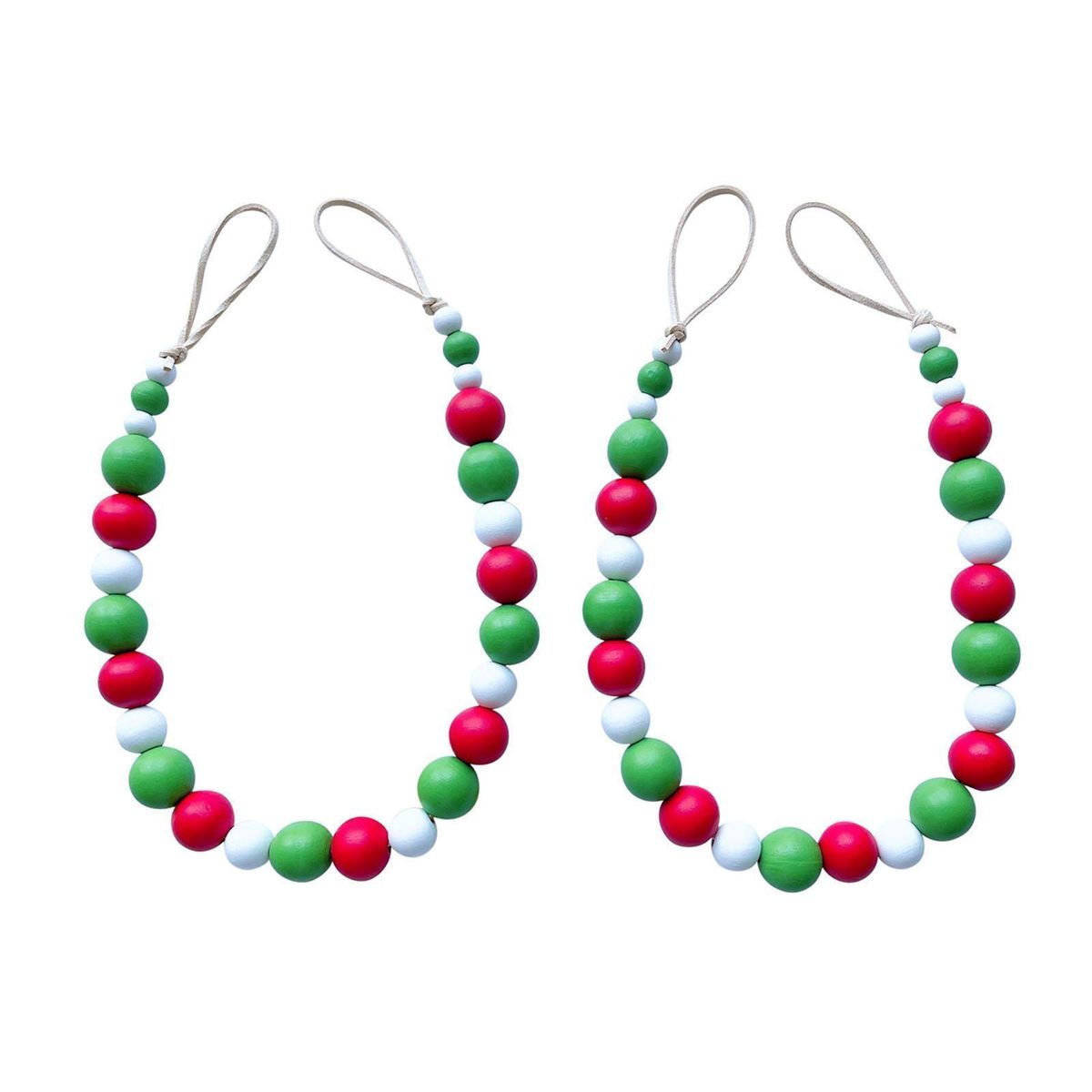 Wood Bead Curtain Tie Back Decoration Window Drapery Colorful 3