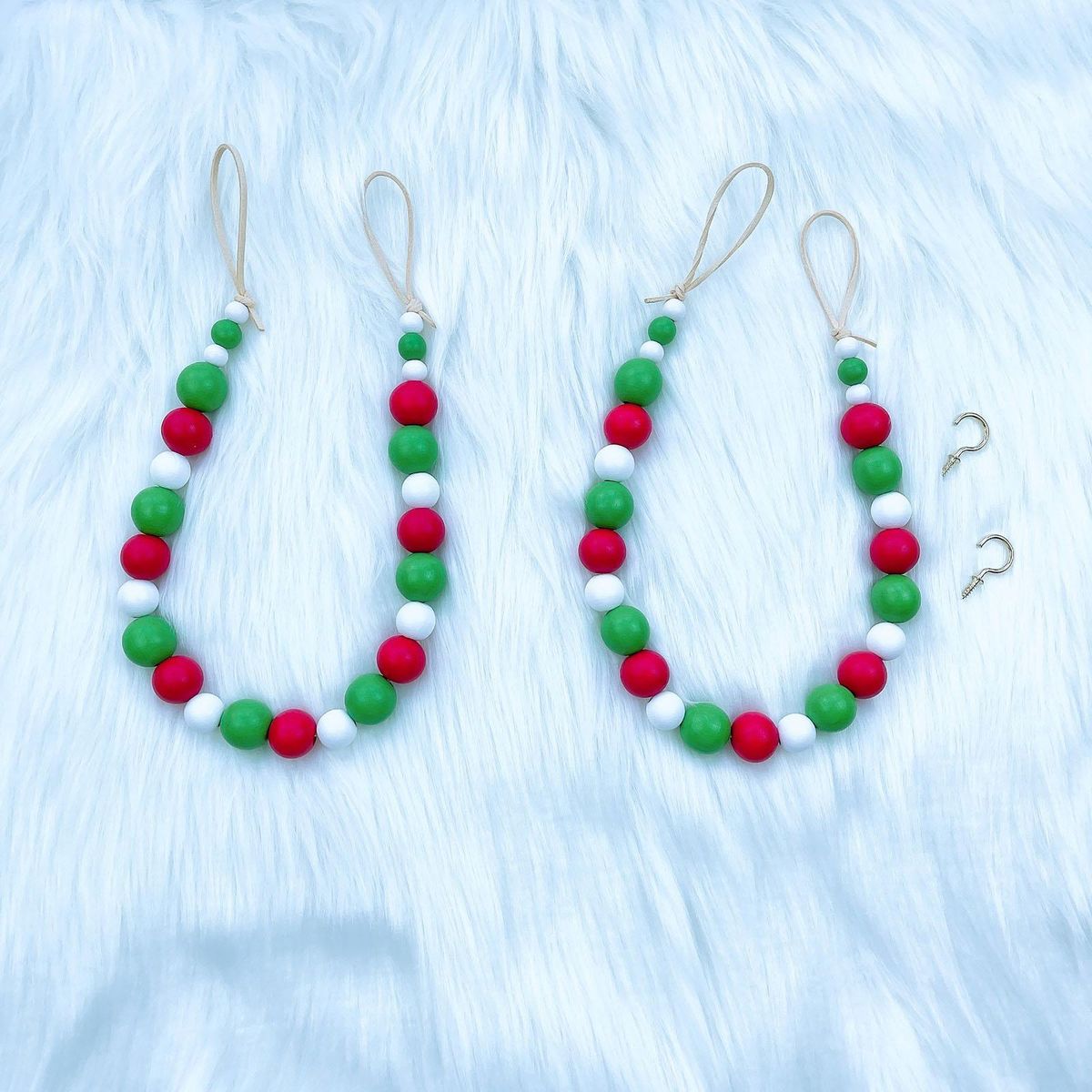 Wood Bead Curtain Tie Back Decoration Window Drapery Colorful 3