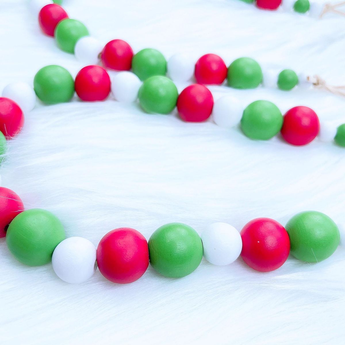 Wood Bead Curtain Tie Back Decoration Window Drapery Colorful 3