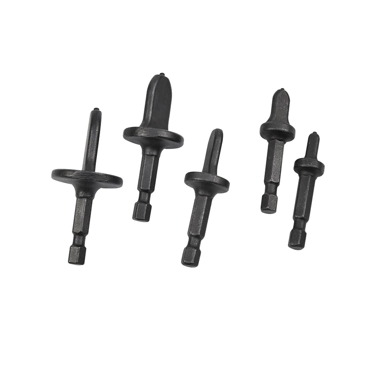 5Pcs Flaring Tool Copper Pipe Electric Reamer Air Conditioner Hex Handle Tube Expander Set Swaging Drill Bit