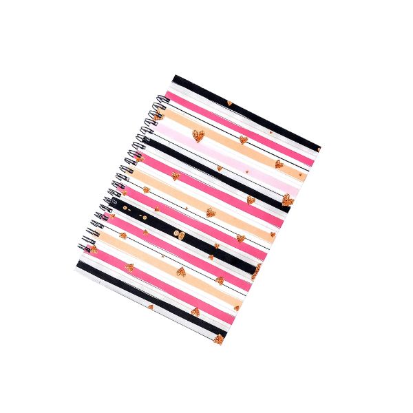 Fancy Notepads Hardcover Jumia Notebooks Journals Diary Pink Gold Hearts