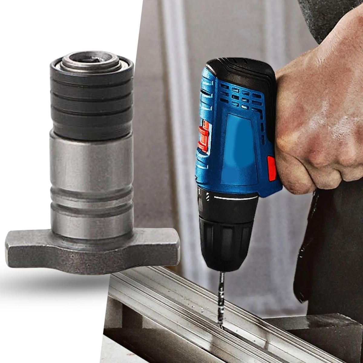 Screwdriver Shaft Electric Wrench Hexagon Shank Quadrilateral Shaft
