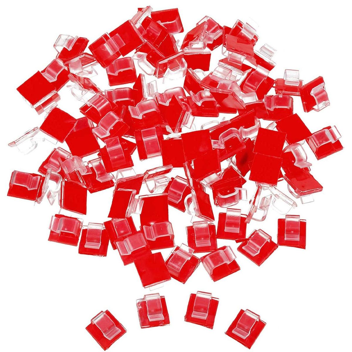 Charging Cable Clip Magicgrip 100pcs Cable Clips Tidy Secure Organize Transparent