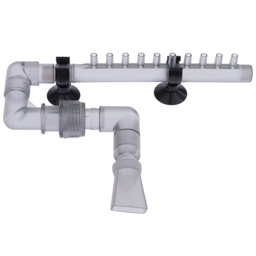 1 Pcs Practical Aquarium Water Plant   Tank Outflow Pipe  1216mm Gray