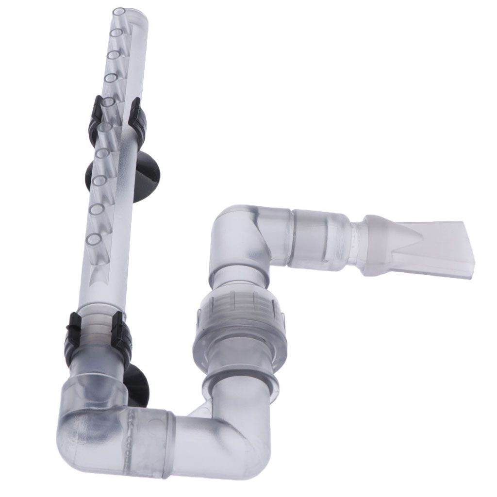 1 Pcs Practical Aquarium Water Plant   Tank Outflow Pipe  1216mm Gray