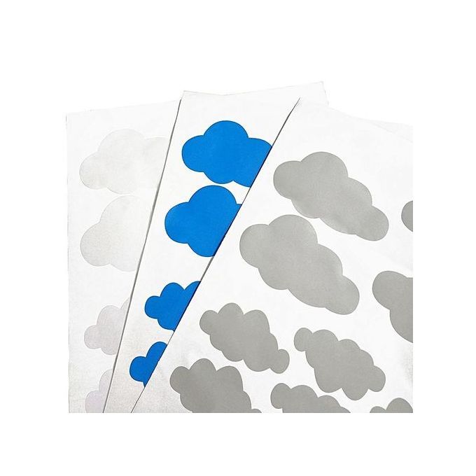 Cloud Wall Stickers Children Bedroom Nursery Wall Decal Home Decoration-White