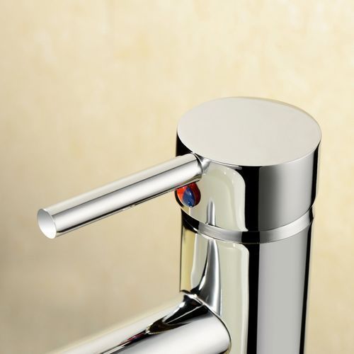 Single Tall Lever Tap Chrome Plated Basin Tap
