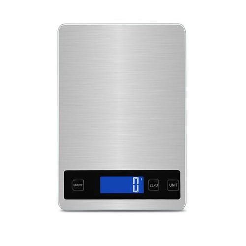 15kg/1g Digital Electronic Scale Rechargeable Food Scale Stainless Steel Jewelry Pocket Weighing Scales Kitchen Measuring Tools