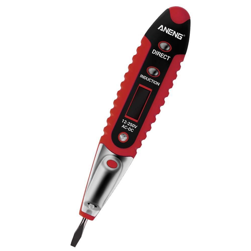 ANENG VD700 LED Digital Display Test Pen 12-250V Direct Current AC Current Zero Line Phase Line Breakpoint Measuring with LED Flashlight