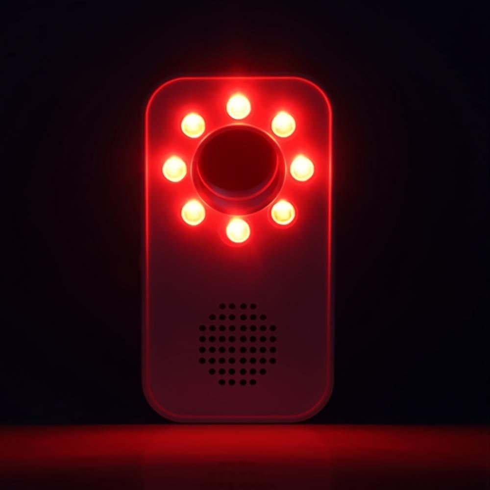 Smoovie Multifunctional Infrared Detector Camera Scanner Anti-theft Anti-sneak Shot Pir Sensor Light Alarm Sound  Light Alarm Vibration Sensing Alarm Device Household Merchandises