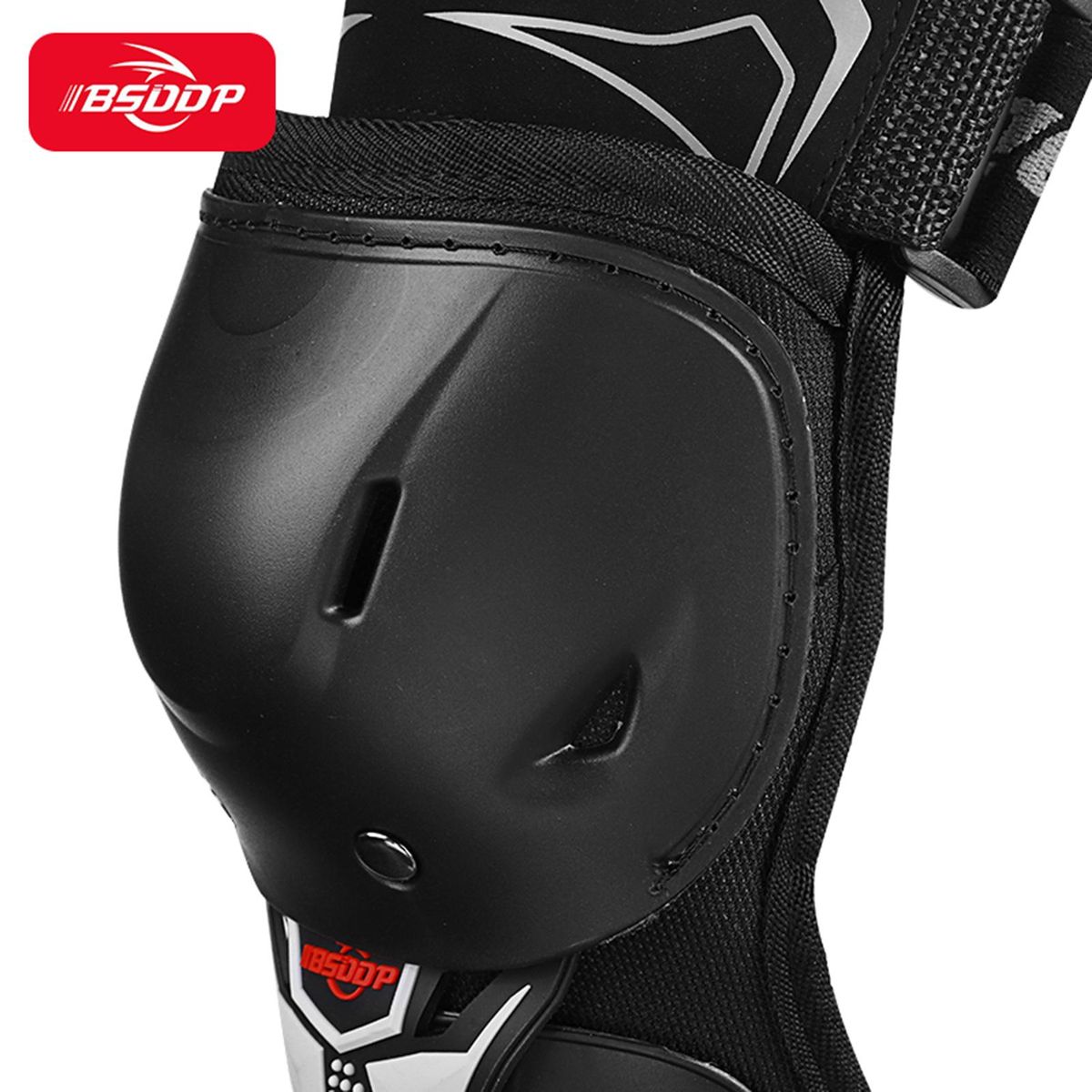 BSDDP 4PCs Cycling Elastic Knee Brace and Elbow Guards  MTB Bike Motorcycle Riding Knee Support Protective Pads Guards Outdoor Sports Cycling Knee Protector