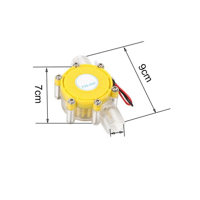 F50 Generator Small Sturdy 12V Practical Water Turbine-