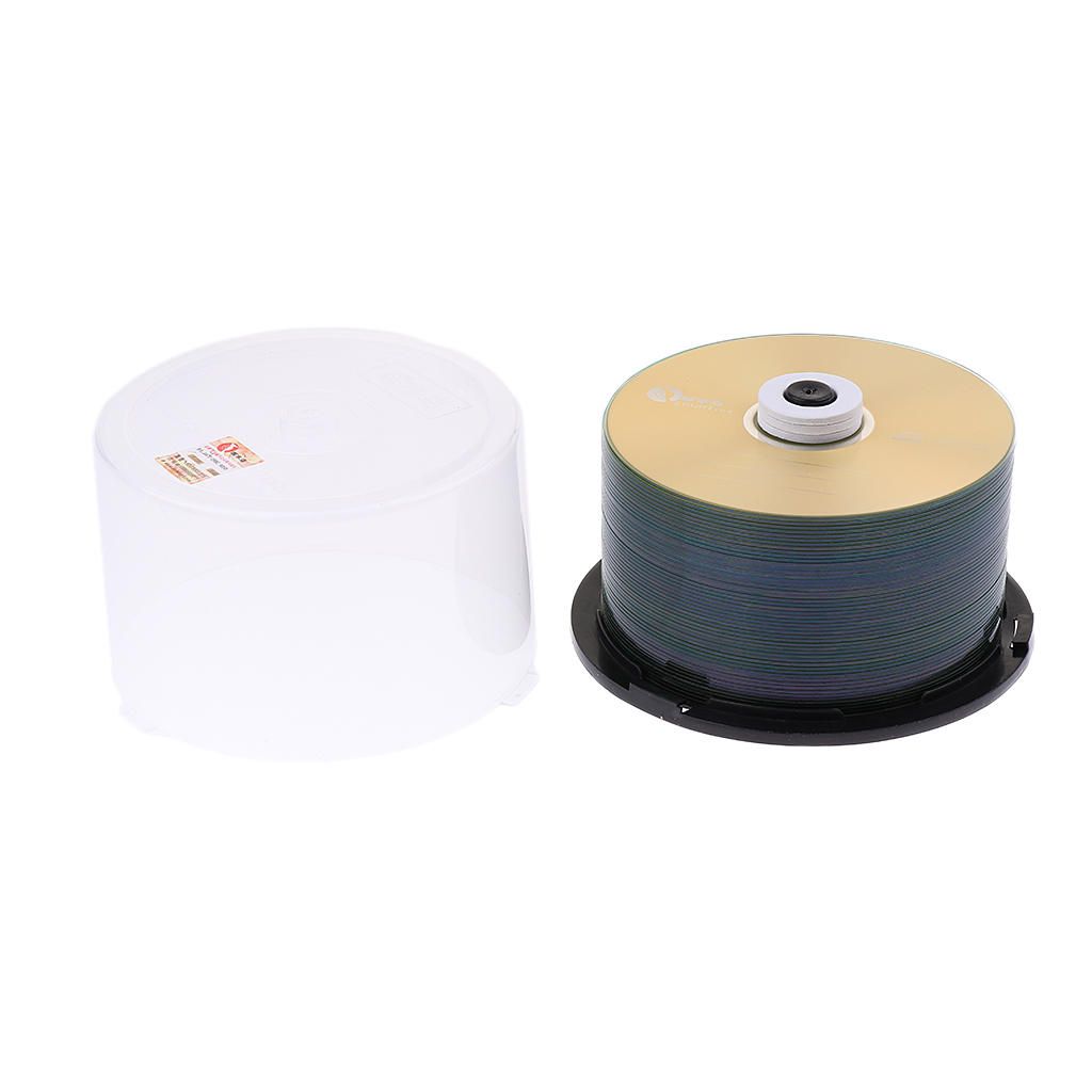 50Pcs Blank CD-R Recordable Discs Spindles 1-52x 700MB