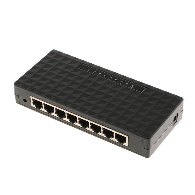 8-Port 1000Mbps Ethernet Network Switch Desktop Fast LAN Adapter UK