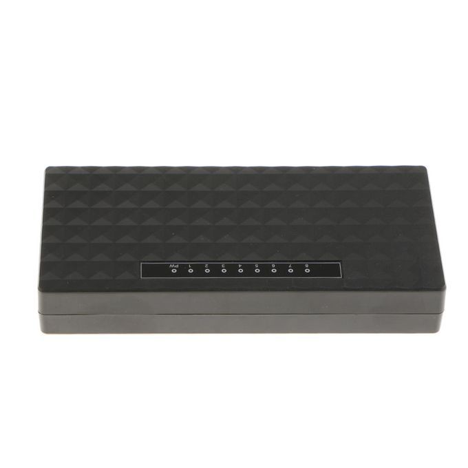 8-Port 1000Mbps Ethernet Network Switch Desktop Fast LAN Adapter UK