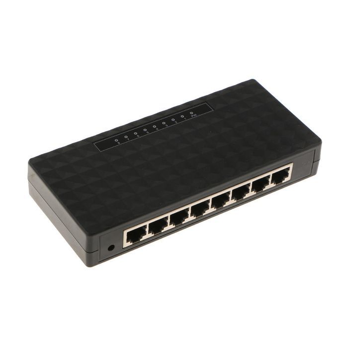 8-Port 1000Mbps Ethernet Network Switch Desktop Fast LAN Adapter UK