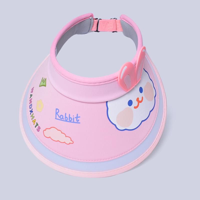 Kids Visor Hat, Cartoon Patterns, Sun UV Protection, Back Adjustable