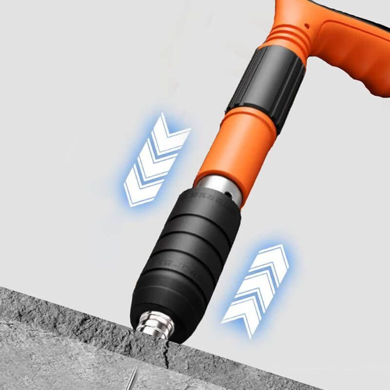 Woodworking And Decoration Integrated Air Nailer Nail Gun Home DIY Installation Wall Fastener Rivet Gun Manual Tools