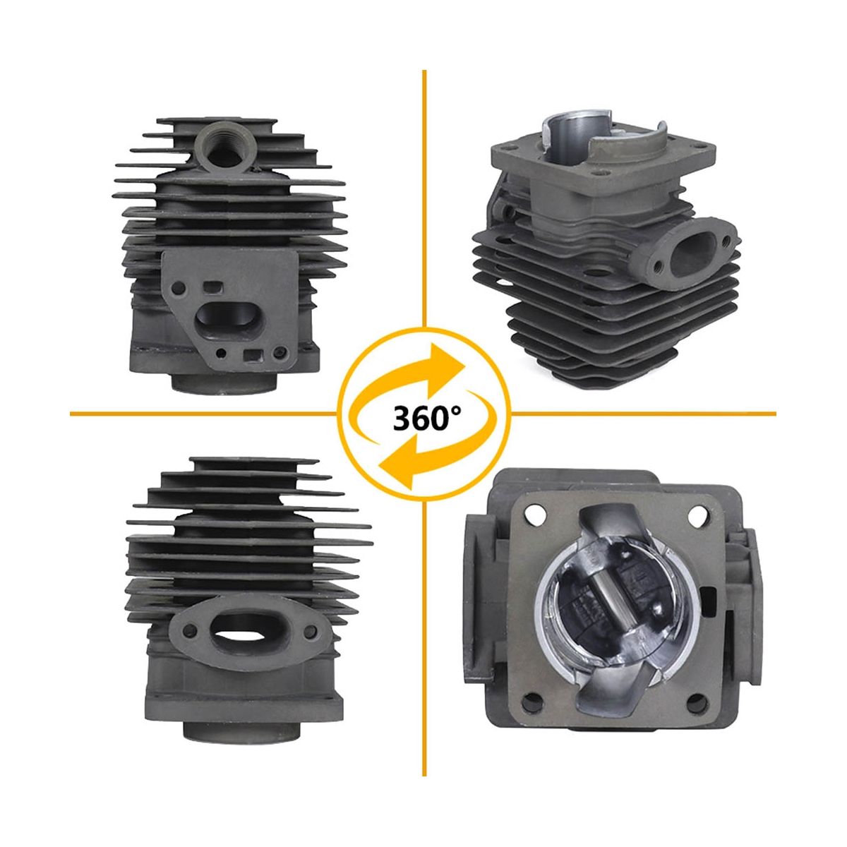 36mm Lawn Mower Cylinder Piston Kit for Mitsubishi 1E36F-2 TL33 CG330 TB33 TU33 Grass Trimmer Cylinder Set
