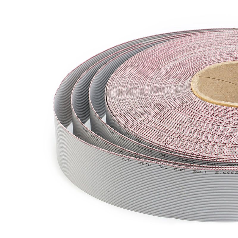 1051 Meter 1.27mm Gray Flat Ribbon Cable Wire 10P 12P 14P