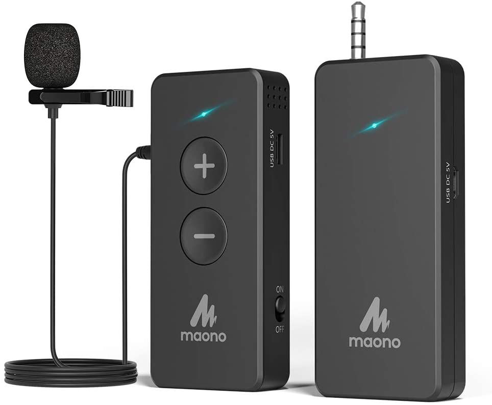 Wireless Lavalier Microphone 2.4G Stable