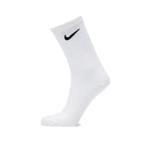 White Cotton Mid Socks
