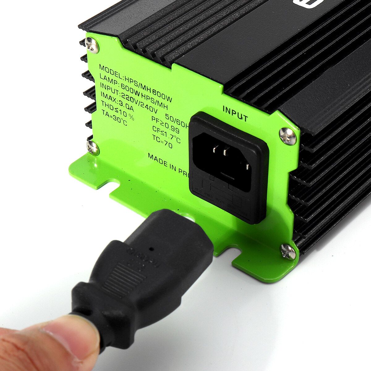 600W Horticulture Electronic Watt Dimmable Digital Grow Light Ballast For MH HPS