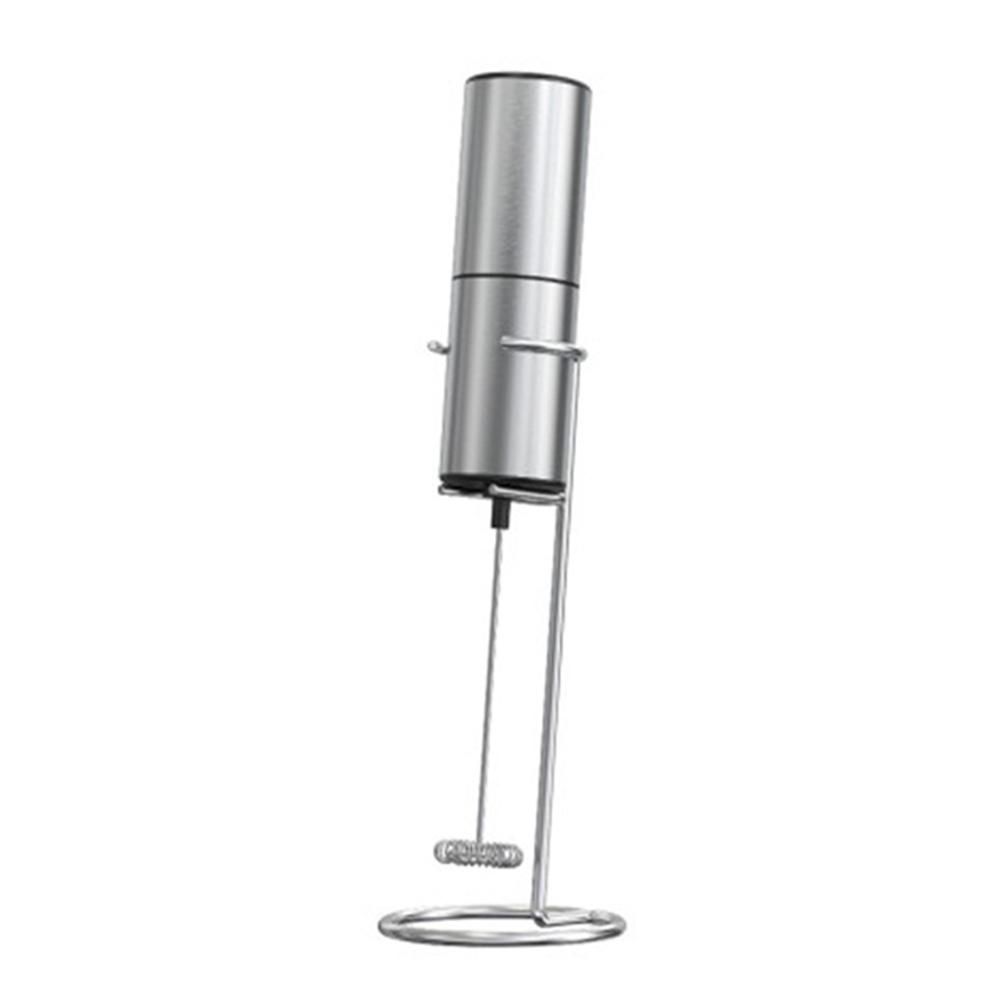 Handheld Egg Beater Whisk Mixer Foamer Coffee Maker Chocolate Cappuccino Maker Foam Maker BlenderSilver
