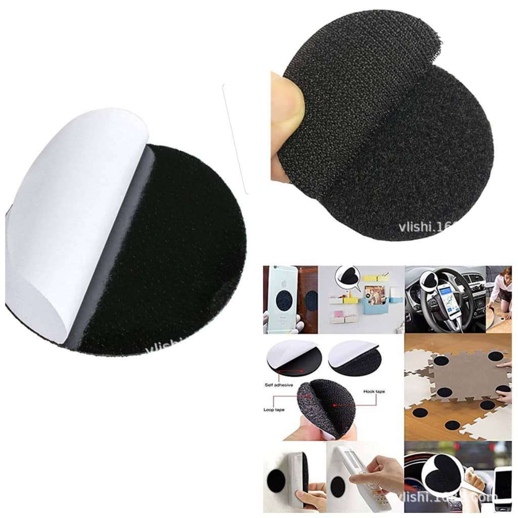 Double Sided Velcro's Self Adhesive Strong Sticky  Tape
